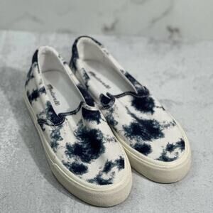 Madewell Sidewalk Slip-On Sneakers in Tie-Dye Recycled Canvas